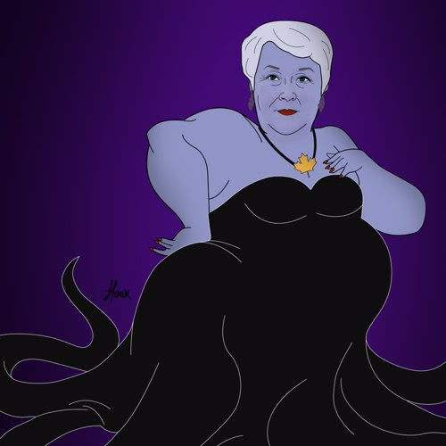 Marois como dibujo animado