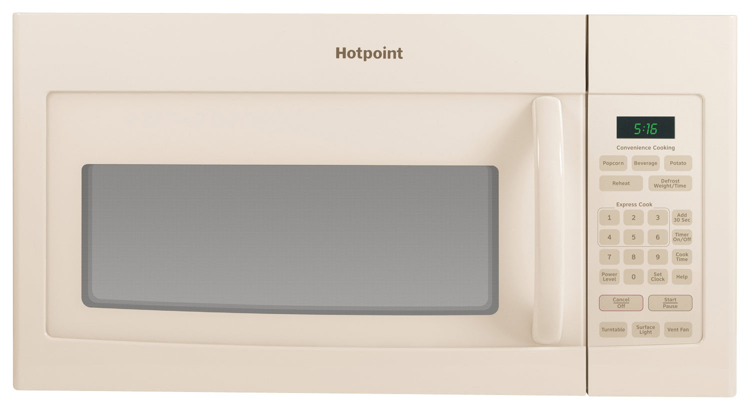Hotpoint - 1.6 Cu. Ft. Over-the-range Microwave - Bisque