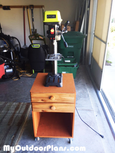 DIY Drill Press Stand | MyOutdoorPlans | Free Woodworking 