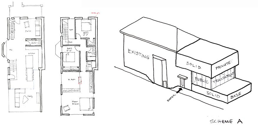 The Process Of Design Schematic Design Moss Architecture
