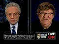 Michael Moore on Larry King Live with Wolf Blitzer - March 22, 2010 - Part 3