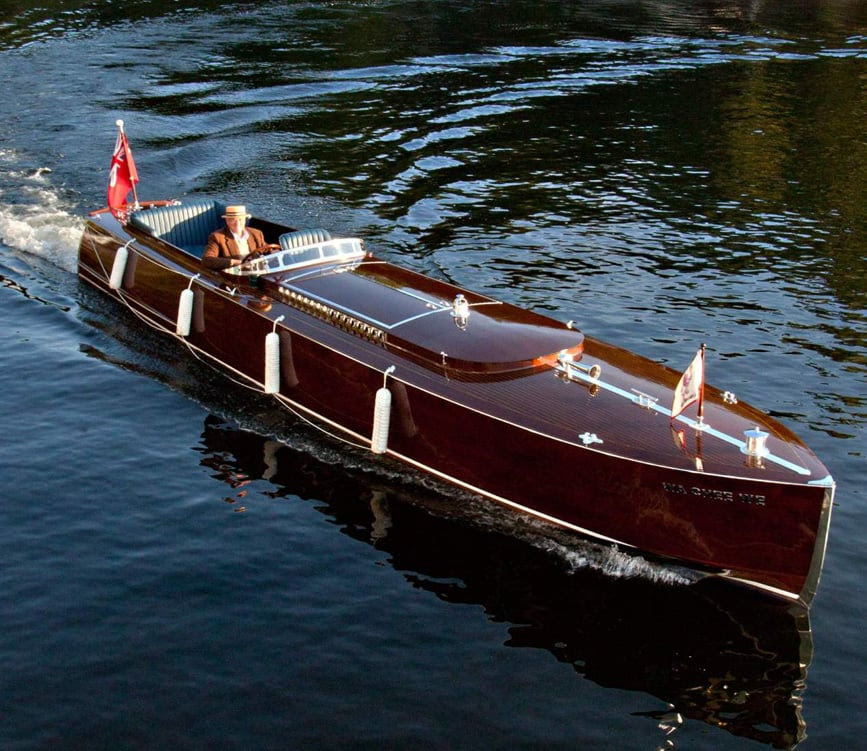 cafÉ racer 76: handmade in canadian wood: the boats of muskoka
