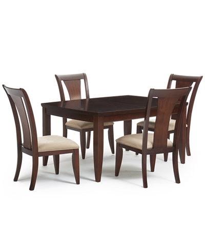 Metropolitan Contemporary 5 Piece Dining Room Furniture  