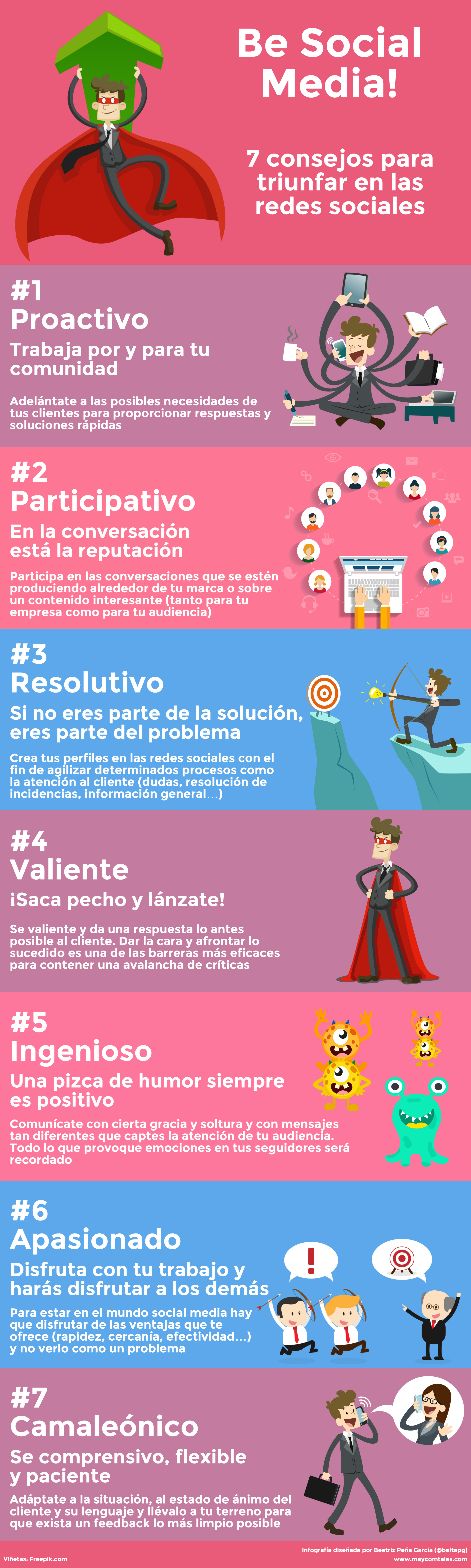 7 consejos para triunfar en Redes Sociales