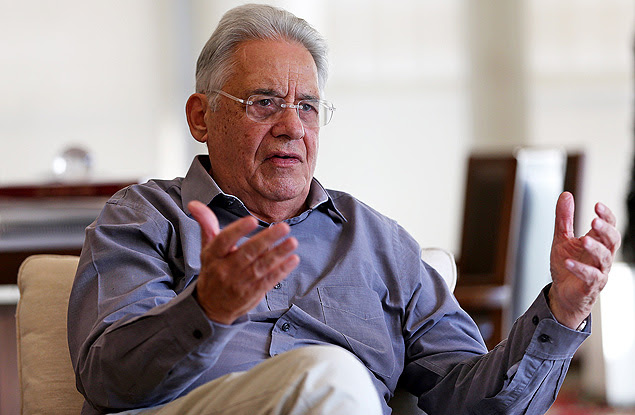 São Paulo - SP - Brasil -23/09/2015 : FERNANDO HENRIQUE CARDOSO : Entrevista com o ex- presidente Fernando Henrique Cardoso no instituto FHC na capital paulista. ( Foto Ernesto Rodrigues/PODER). cod.0628.