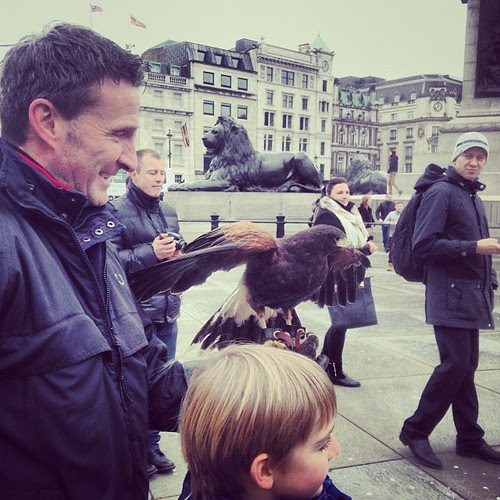 LCC Lion Tour eagle at Trafalgar Square. #eagle #urban #lions #instagram #iphone5c #london #lcc