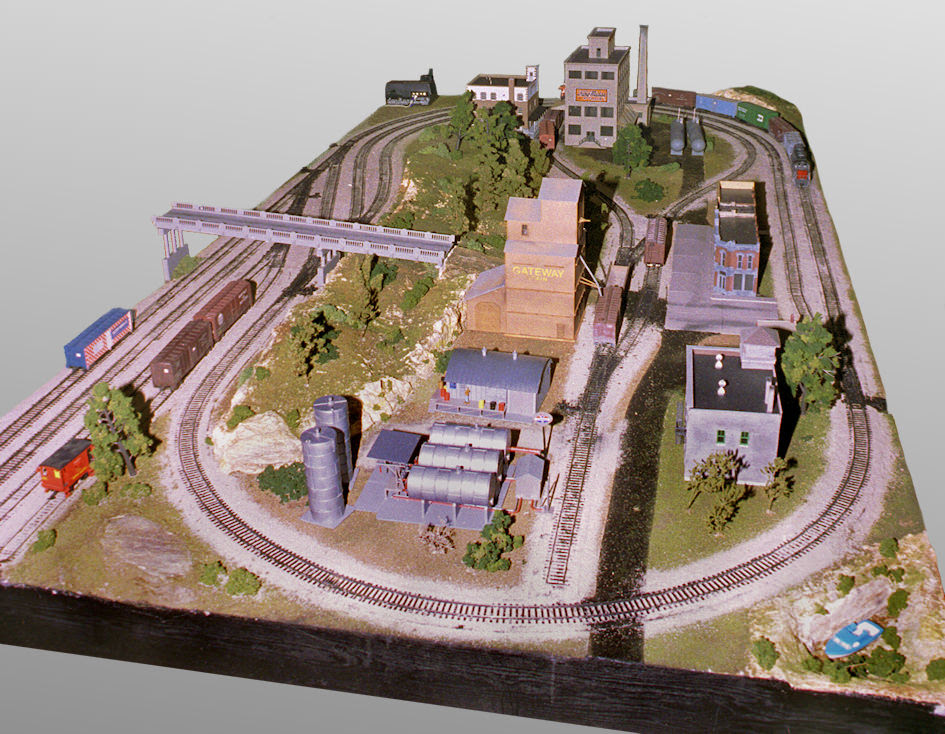4x8 train layout ho scale.