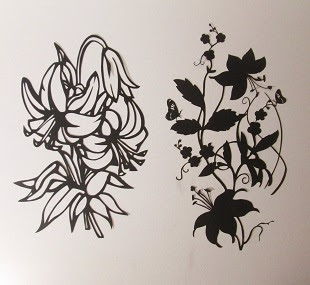 花の切り絵２ 切り絵三昧な日々