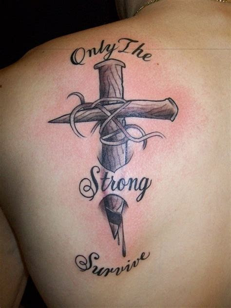 upper  cross tattoo  men