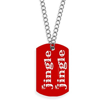 Santa Jingle Dog Tags