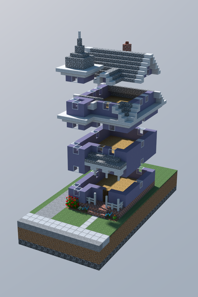 A Victorian house : Minecraft