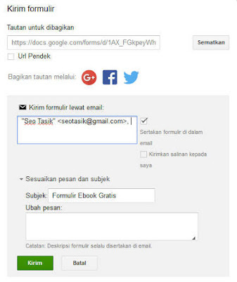 Cara Membuat Formulir Pendaftaran Dengan Google Docs