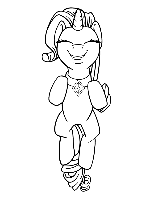 free applejack my little pony coloring page download free