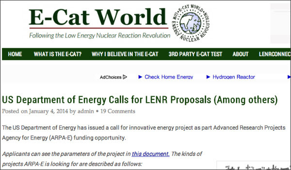 http://www.e-catworld.com/2014/01/us-department-of-energy-calls-for-lenr-proposals-among-others/