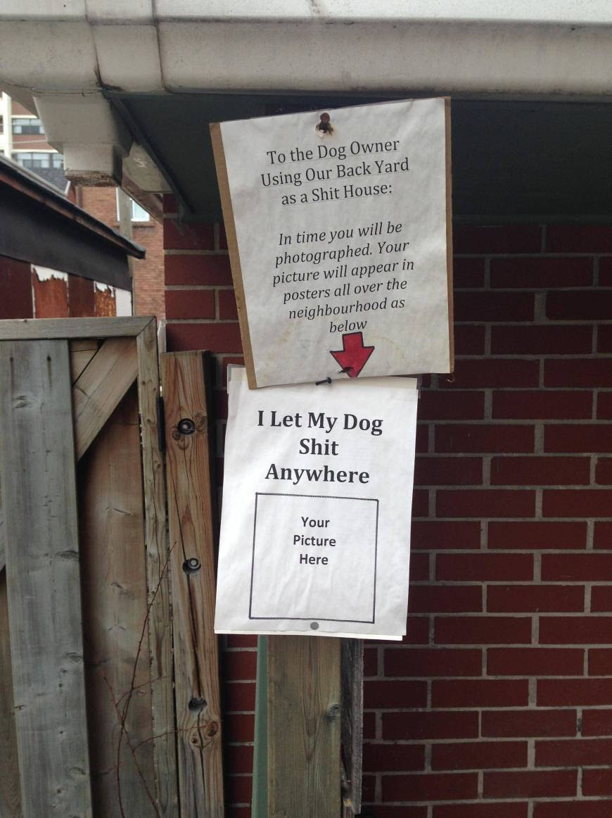 25+ Funny Passive Aggressive Dog Poop Signs Left by Ticked 