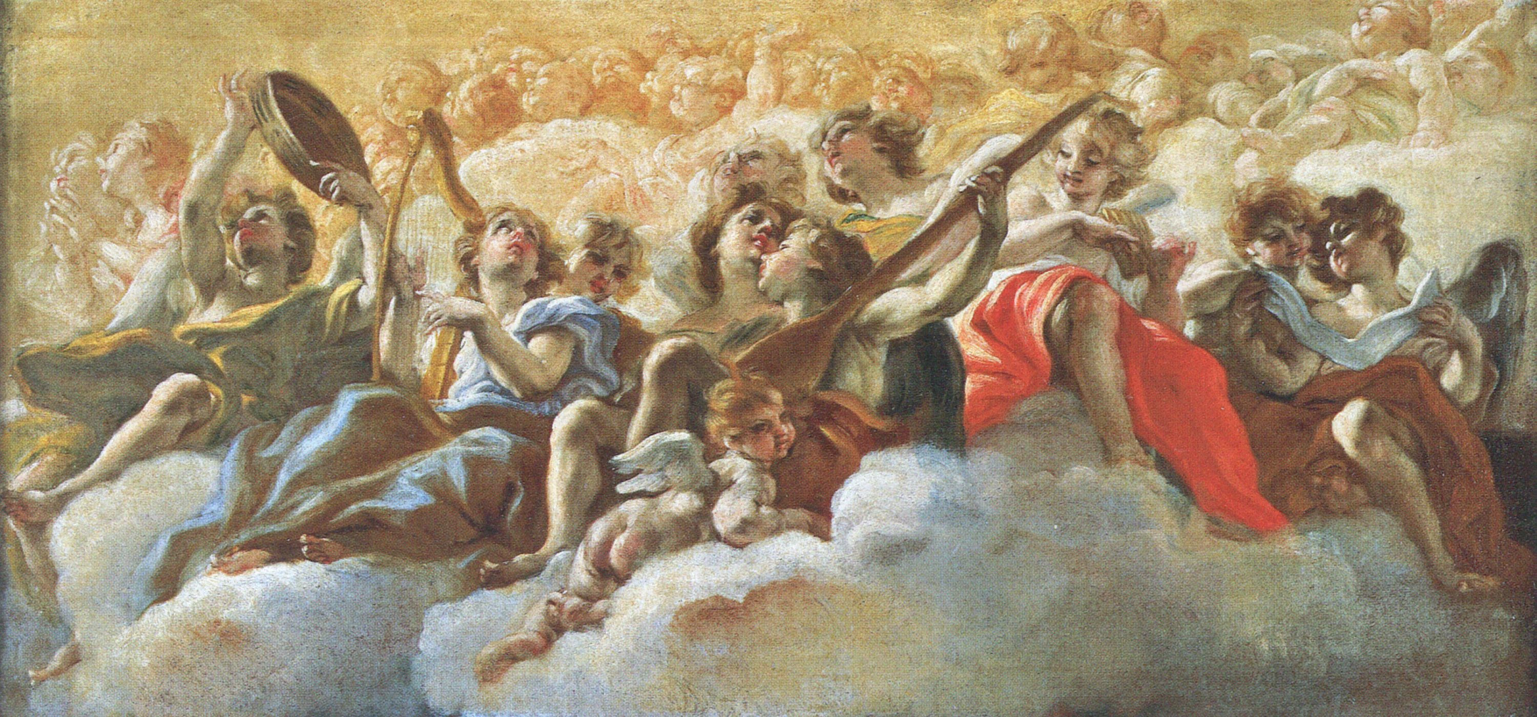 Dyck, Anthonis van: Musizierende Engel - Zeno.org