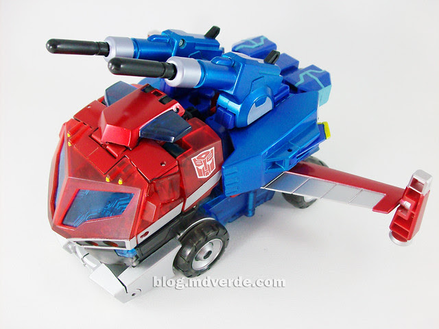 Transformers Wingblade Optimus Prime Animated Takara - modo alterno