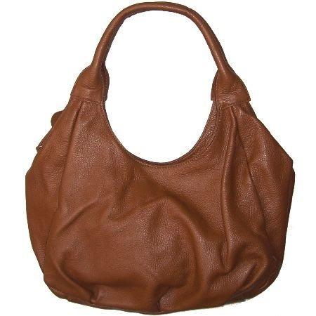 Sac Ã  main en Cuir City, marron