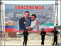 Hugo Chávez y Mahmoud Ahmadinejad