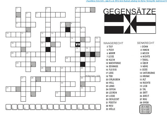 Gitterrätsel Zum Ausdrucken Pdf