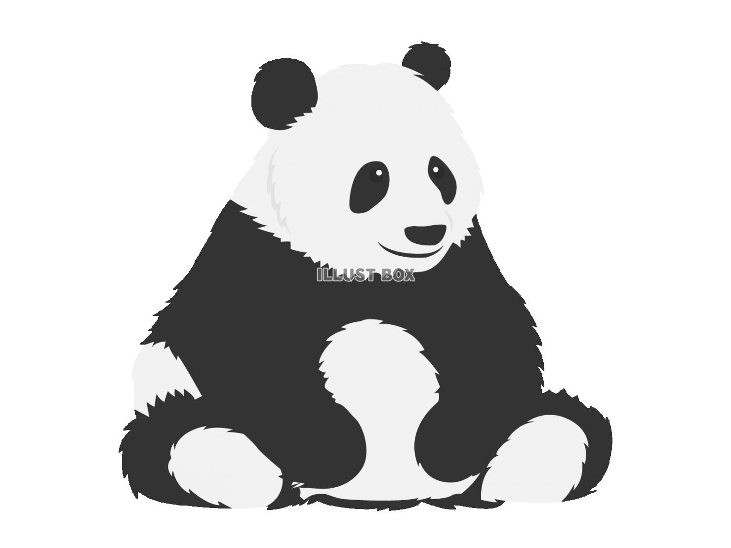 印刷可能 おしゃれ パンダ イラスト かわいい フリー