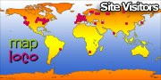 Locations of Site Visitors