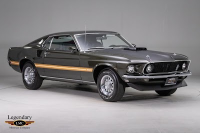 1969 Ford Mustang Mach 1 Rear Window Louvers