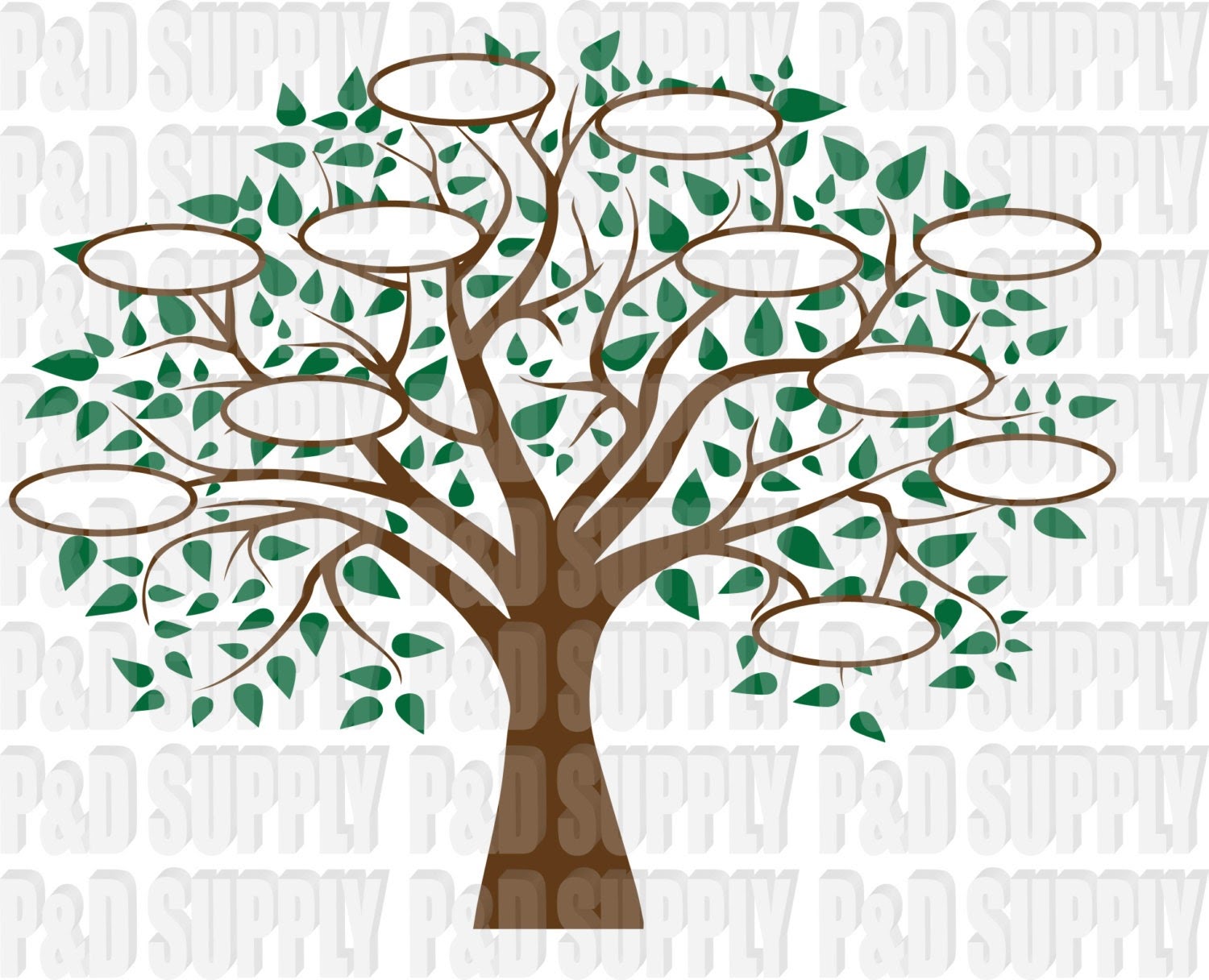 Download 210 Cricut Blank Family Tree Svg SVG PNG EPS DXF File for Cricut, Silhouette and Other Machine