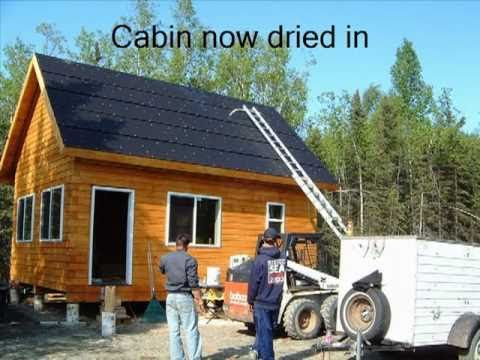 16′ x 24′ Vacation Log Cabin - YouTube