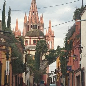 Catedral de San Miguel de Allende Mexico street view