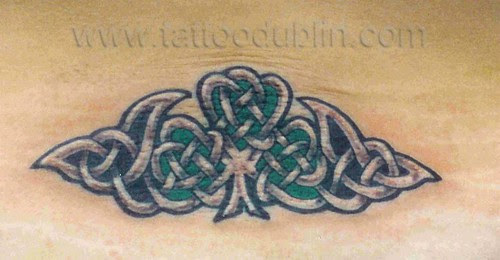 celtic knots custom irish shamrock tattoo by tattoodublin.com celtic knots custom irish shamrock tattoo by tattoodublin.com