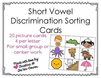 Download Link short vowel sound discrimination Best Sellers PDF