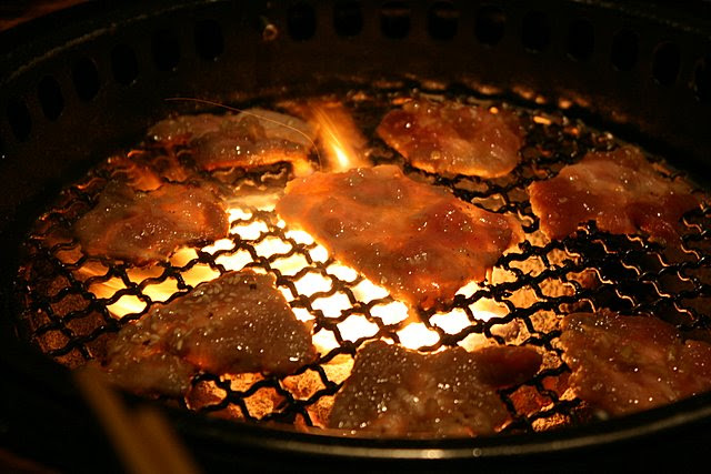 The pork surrenders its fat 