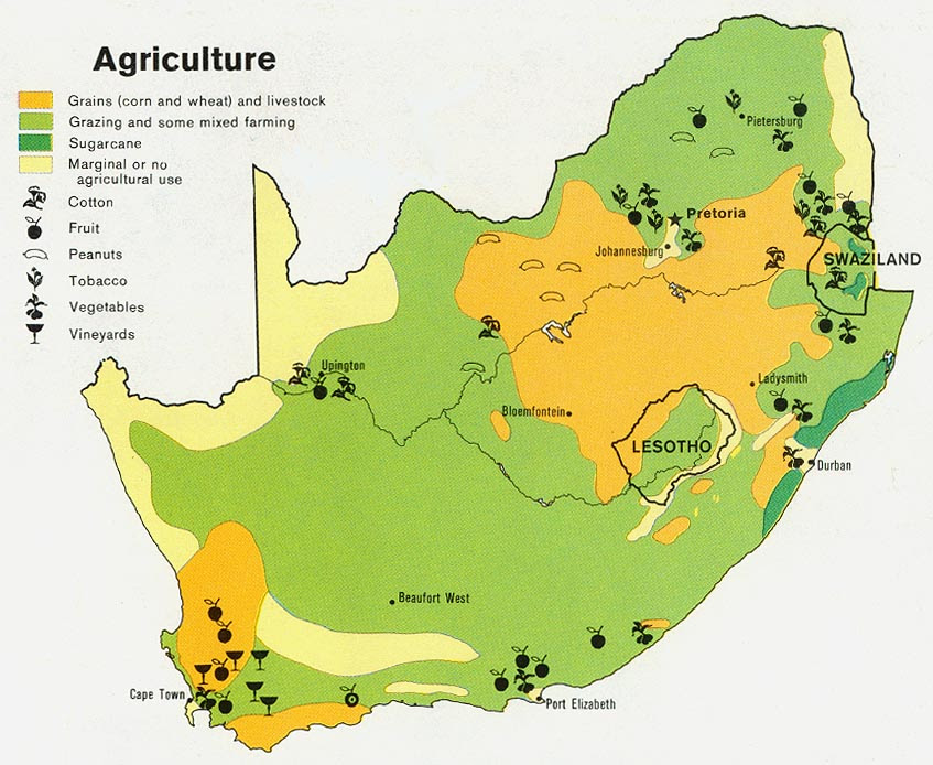 map of somalia in africa. Map of Agriculture in Somalia