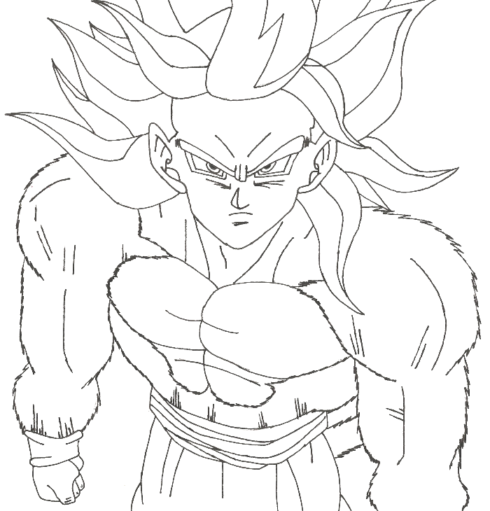 Goku coloring pages to download and print for free