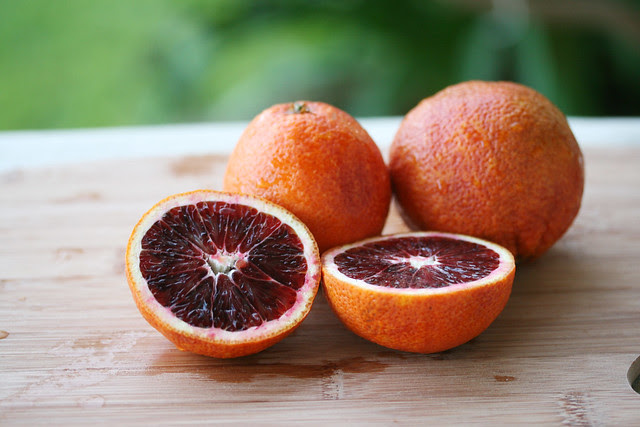 Blood Orange Cornmeal Cake