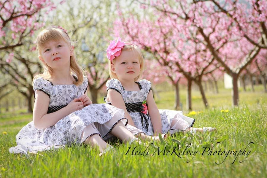 blossoms,spring,girls,children