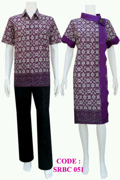 model dress batik srbc 51 | koleksi baju batik modern