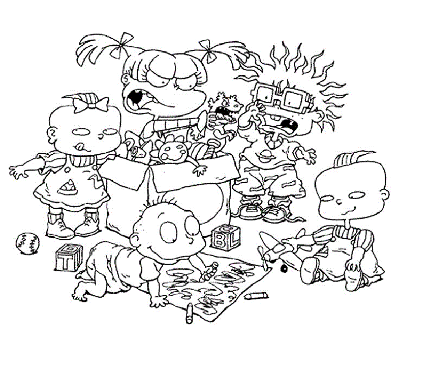 Free Printable Rugrats Coloring Pages For Kids - Coloring Home