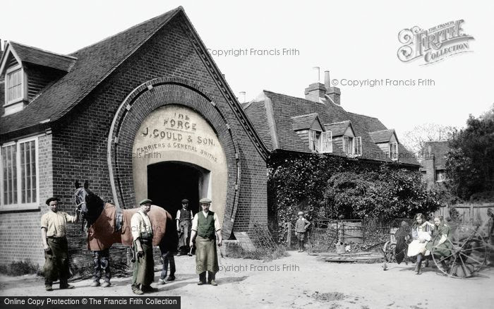 Merrow, the Forge 1913.  (Neg. 65231p)  © Copyright The Francis Frith Collection 2008. http://www.francisfrith.com