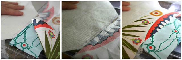 6. Adding fabric strings