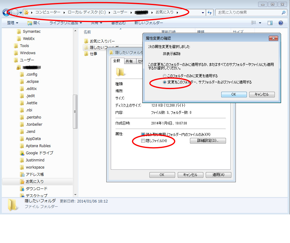 恥ずかしいブックマークを隠すんだ Ieの裏技