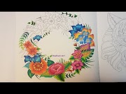Hangat Magical Wreath Part 2 Magical Jungle by Johanna Basford, terhot!