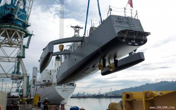 Chiến hạm săn ngầm tự lái lớn nhất thế giới