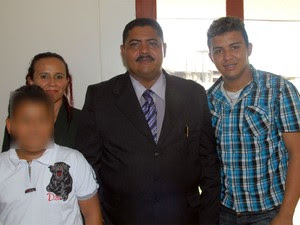 Vereador Dico Silveira com a família (Foto: Arquivo Pessoal/Gabriel Penha)
