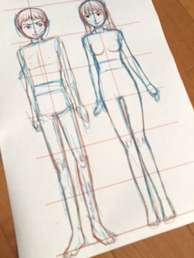 どうする キャラの頭身 設定 モデル体型は年齢別 中学生 小学生 幼児 ベビーキャラまで 漫画の描き方 リアル 漫画教室 19年度ご案内 マンガが描きたい人の講座 大阪 神戸 京都 名古屋 横浜 東京 千葉