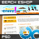 Holiday Beach Shop Website 01