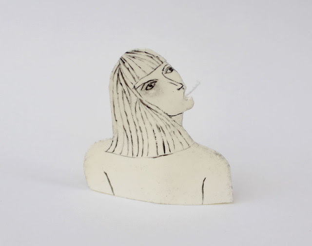 burning woman