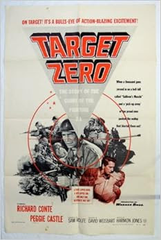 TARGET ZERO - ORIGINAL MOVIE POSTER 1956 Military: PEGGIE CASTLE ...