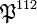 \mathfrak{P}^{112}
